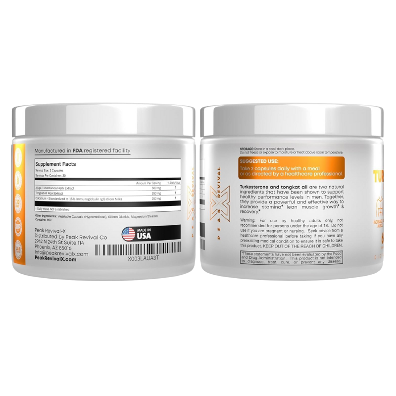 Bodybuilders Peak Boost™ 1000mg/ser (60 Capsules)